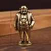 Enfeites Pequenos de Buda Estilo Terno Transfronteiriço, Enfeites Decorativos Criativos de Latão, Miniaturas Vintage, Enfeites Pequenos para Mesa, Pequenas Peças de Cobre de Latão