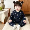 Mameluco de manga larga para bebé, nuevo modelo 2026 para niños y niñas, mameluco de algodón puro, estilo nórdico, suave atuendo para gatear para otoño