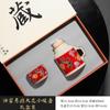 Varios Wenchuang de la Ciudad Prohibida de Huan Flor Grande del Noreste Taza de Olla Caliente Pequeña Regalo de Vacaciones para Madre Maestra Regalo de Cumpleaños Regalo de Acompañamiento