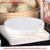Papel para Cozinhar a Vapor com Silicone de Grau Alimentício, Antiaderente, Resistente a Altas Temperaturas, Papel para Formar Pães, Redondo e Quadrado, Papel Descartável para Cozinhar a Vapor
