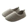 Estilo japonês inverno simples casa interior piso de madeira impermeável antiderrapante mudo masculino e feminino casal bolsa com chinelos de algodão espesso