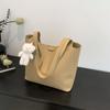 Artística de grande capacidade casual retro commuter 2024 primavera nova moda commuter simples tote bolsa feminina