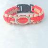 Pulsera de Cuerda para Paraguas de 32 Equipos de la NFL Pulsera de la Liga de Fútbol Americano Pulsera con Logo de la NFL Pulsera de Piedra de Tiempo Vintage