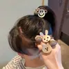 Diadema de Oso Coreano Lindo con Cara Sonriente Cuerda Gruesa de Pelo de Alta Elasticidad para Niña Goma Elástica Diadema Accesorios para el Cabello