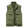 [8898] Chaleco de doble cara grueso con forro polar para hombre de otoño e invierno, chaleco para hombre de mediana edad y mayor, chaleco para hombre al por mayor