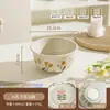 Cuenco de arroz cerámico fresco y elegante, nuevo cuenco para comer de alto valor, cuenco de arroz para el hogar, cuenco para fideos, cuenco para sopa, juego de vajilla de cerámica