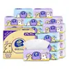 Papel de Tejido Vinda 24 Paquetes Caja Familiar Servilletas Sanitarias Tejido de Algodón Ultra Resistente Uso Doméstico