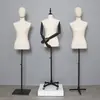 Maniquíes de Medio Cuerpo Femenino, Soporte de Maniquí para Tienda de Ropa, Muñeco Femenino para Escaparate, Maniquí Femenino de Tallas Grandes para Exhibición