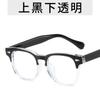 Nuevas gafas artísticas con montura cuadrada y redonda antiluz azul, modernas y decorativas Mitin, monturas retro pequeñas, sencillas y lisas.