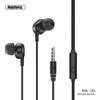 REMAX REMAX audífonos con cable para música y llamadas, audífonos deportivos intraauriculares, venta al por mayor de fábrica RW-105