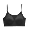 Roupa Íntima Invisível Sem Costura para Mulheres, Sutiã Base Cor da Pele, Sutiã Push-Up com Suporte Anti-Queda, Sutiã Lindo nas Costas Sem Aro