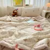 Colcha de verano de algodón puro grado A para maternidad e infancia, colcha de algodón 100% de algodón de Xinjiang, colcha de aire acondicionado para dormitorio, colcha de verano floral, colcha para uso doméstico