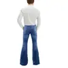 Pantalones Acampanados para Hombre, Pantalones de Discoteca, Jeans Acampanados, Jeans Acampanados Retro para Hombre, Estilo de los 70s