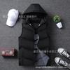 Chaleco Cálido de Comercio Exterior para Pareja Otoño e Invierno Nueva Chaqueta Doble Uso Chaleco de Algodón Talla Grande para Hombre 3022