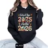 Código Europeo Transfronterizo Adiós 2025 Hola 2026 Sudaderas Feliz Navid