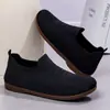 Zapatos para Mujer Temu Zapatos para Mujer Transfronterizos Talla Grande Zapatos Planos Transpirables Zapatos de Tejido Volador Zapatos para Madres de Mediana Edad y Mayores Zapatos Casuales sin Cordones
