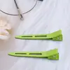 5,5CM clipe de cabelo sem costura cor de doce clipe de cabelo feminino menina diy clipe fofo clipe de metal geométrico ponta de clipe