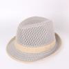 Sombrero de Sol Transpirable de Malla de Verano al por Mayor Sombrero de Sombrilla Calado para Hombres y Mujeres Malla de Flor de Ciruelo Ala Ancha Sombrero para Adultos