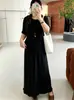 Conjunto de punto con volantes para mujer talla grande, colección otoño 2026, conjunto de dos piezas con top de manga media y falda para mujeres con curvas