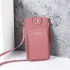 Nueva Bolsa para Teléfono Móvil para Mujer, Bolso Pequeño de Mensajero para Estudiante, Bolsa Multifuncional para Teléfono Móvil con Pantalla Táctil, Billetera para Monedas, Mini Bolsa