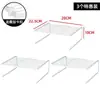 Estante Laminado para Gabinete de Cocina Estante de Almacenamiento Partición Interior de Gabinete Encimera Gabinete de Cocina Almacenamiento de Condimentos Estante para Ollas Estante de Almacenamiento de Gabinete