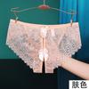 Yan Beiwei una generación de ropa interior para damas verano delgada malla semipermeable bordado viento nacional tiro bajo pantalones entrepierna abierta 574