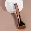 Pincel de Base em Formato de Língua Transfronteiriço, Corretivo Sem Marcas, Ferramenta de Beleza Macia com Cerdas Planas Sem Pó, Pincel de Máscara em Formato de Língua, Pincel de Maquiagem
