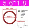 Hilo de Línea 1.8mm Anillo Tórico de Silicona Anillo de Sellado Impermeable Anillo de Goma de Silicona de Grado Alimenticio Alta Elasticidad de Grado Alimenticio