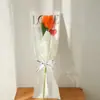 Empaque de flor rosa individual Día de la Madre Clavel bolsa para ramo individual 520 bolsa para ramo de enamorados al por mayor