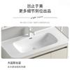 Gabinete de Baño Grande de Acero Inoxidable con Arco Lavabo Integrado para Baño Combinación de Gabinete Lavamanos con Fregadero Retenedor de Agua