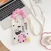 Monedero para Fiesta Estudiantil, Bolso para Teléfono Móvil de Compras, Bolso de Hombro Pequeño Tejido, Bolso de Mano Lindo Versátil, Bolso Cruzado Mini para Mujer