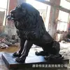 Hengbao Escultura de Cabelo Leão de Cobre Estilo Europeu Ornamentos de Leão de Cobre com Base Fabricante de Leão de Cobre Fundido Hebei