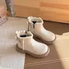 Botas para Niña Zapatos de Princesa 2026 Otoño/Invierno Nuevo Estilo Botines Cortos Infantiles Botas Martin de Algodón de Dos Capas Botas de Algodón para Niños Medianos y Grandes