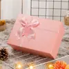 Caixa de Embalagem Requintada para Presente de Aniversário, Caixa de Presente com Tampa e Base, Caixa de Presente Vazia, Logo Personalizado