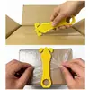 Faca de Courier, Faca Utilitária Multifuncional Anti-Corte, Abridor de Caixas, Faca de Segurança para Fitas de Embalagem, Faca de Segurança para Área de Materiais de Embalagem
