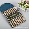24cm16 par de palillos palillos domésticos de bambú de madera protección ambiental palillos para olla caliente puesto venderá regalos al por mayor
