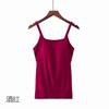 2023 Sutiã Modal Solto Sem Aro Sem Bojo Peça Única Almofada Peitoral Camisola Feminina Base Yoga