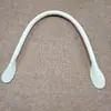 Nova Bolsa de Couro Costurada no Centro com Borda Oleada Bolsa de Mão de Couro Pu com Alça de Bolsa de Couro Genuíno Acessórios
