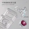 Base Acrílica No Magnética para Práctica de Uñas, Soporte Transparente de Acrílico para Mostrar Tips de Uñas Cat-Eye
