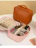 Bolsa de Maquillaje de Alta Gama con Gran Capacidad, Diseño de Nicho Multifuncional Tres en Uno, Bolsa de Almacenamiento con Compartimentos, Estuche de Maquillaje Portátil