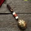 Tartaruga Shell Bell Cobre Puro Cinco Imperadores Dinheiro Chaveiro Acessórios Ornamentos Chaves de Carro Homens e Mulheres Bolsa Pendurada Ornamentos