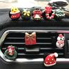 Creativo clip aromaterapia para salida de aire de coche árbol de Navidad transfronterizo decoración salida de aire coche clip para perfume eliminación de olores
