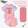 Fato de Banho Infantil Fofo de Capivara Roupa de Banho para Meninas Proteção Solar para Crianças Mais Velhas Fato de Banho de Duas Peças Modelo Novo 2025