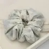 Goma para el pelo Vintage con Estampado de Tinta para Mujer, Lazo para el Cabello de Estilo Simple Único, Accesorio para el Cabello Versátil Fresco y Dulce