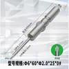Punta de Destornillador en Forma de Cruz de 6 mm Acero Ts2 Grado Industrial Fuerte Magnética Templada Destornillador en Forma de Cruz Eléctrica Fuerte Magnética Broca para Taladro Venta al por Mayor
