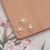 Liga eletroforese alta retenção de cor óleo gota contas grampo de cabelo borla tag diy antigo hanfu acessórios