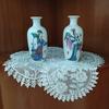 Rendas Bordadas Redondas Vazadas, Toalhas de Mesa, Pratos e Tigelas para Mesa de Jantar, Descansos de Mesa Isolados, Decorações de Tecido, Enfeites e Adereços