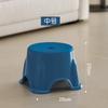 Banquinho Pequeno de Plástico Espessado para Uso Doméstico, Banquinho Pequeno para Sala de Estar, Banquinho Quadrado Empilhável, Banquinho para Mesa de Centro, Banquinho Infantil Baixo Antiderrapante para Banheiro