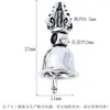 Plata de Ley S925 Plata Tailandesa Campana Rey Kong Mortero Retro Xizang Perforador Accesorios Pulsera Bodhi DIY Accesorios para Jugar