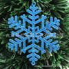 Decoraciones navideñas colgante de copo de nieve rosa pegajoso multiángulo 10 cm * 8.5 cm accesorios para actuaciones en escenario exportación comercio exterior